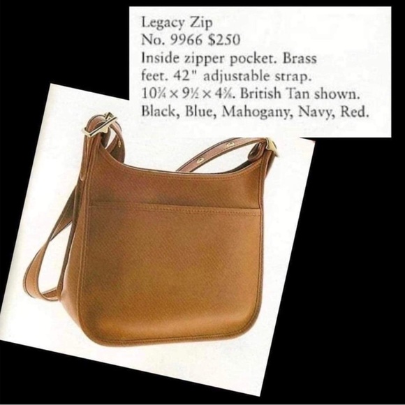 ❤️SOLD❤️Vintage Coach Navy Legacy Zip 9966 - Picture 2 of 11